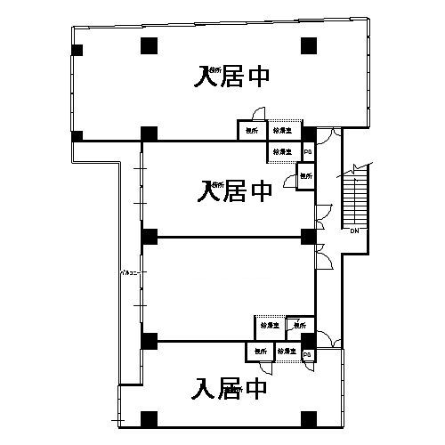 画像1:ハイツ瑞穂,事務所,福岡市博多区比恵町1-4