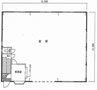 画像1:山王１丁目倉庫２,倉庫(事務所付),福岡市博多区山王1-14-18