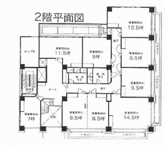 画像1:筑紫センタービル,事務所,福岡市博多区山王1-16-26