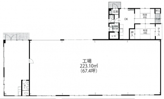 画像1:日下部東那珂倉庫,工場(事務所付), 倉庫(事務所付),福岡市博多区東那珂1-4-11