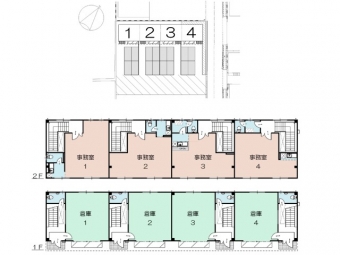 画像1:オフィスパレア仲畑2Ａ棟,倉庫(事務所付),大野城市仲畑1-6-15