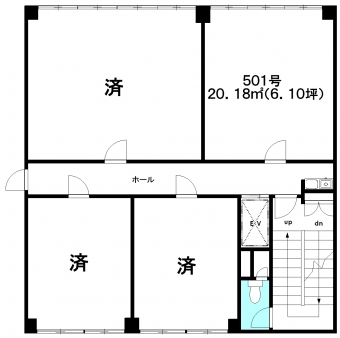 画像3:萬翠ビル,事務所,福岡市中央区舞鶴3丁目1番22号