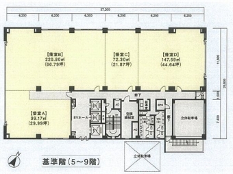 画像1:ＪＰＲ博多ビル,事務所,福岡市博多区博多駅前1-4-4