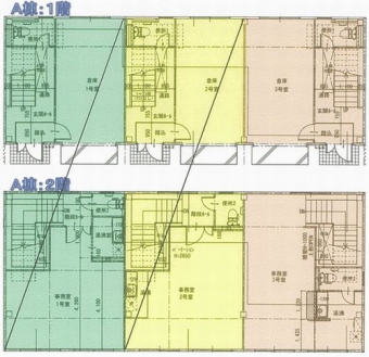 画像1:オフィスパレア中Ａ棟,倉庫(事務所付),大野城市中1-5-32