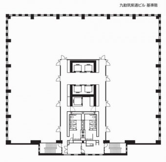 画像1:九観筑紫通りビル,事務所,福岡市博多区博多駅東2-6-1