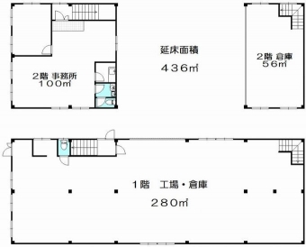 画像1:箱崎埠頭春日貸倉庫,倉庫(事務所付), 工場(事務所付),福岡市東区箱崎ふ頭6-7-5