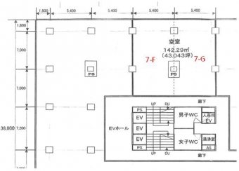 画像3:はかた近代ビル,事務所,福岡市博多区博多駅東1-1-33