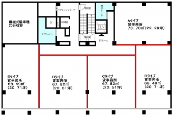 画像3:博多シティアークビル,事務所,福岡市博多区博多駅南1丁目4番18号