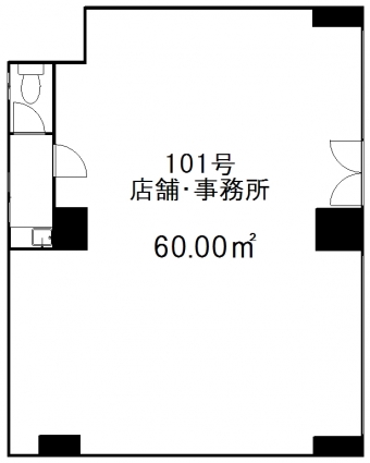 画像1:赤い風船ビル,事務所, 駐車場付事務所,福岡市博多区博多駅前4丁目23番28号