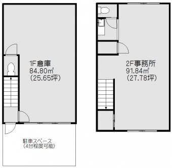 画像2:上牟田倉庫事務所,倉庫(事務所付),福岡市博多区上牟田1-5-20