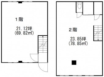 画像2:榎田倉庫事務所B号,倉庫(事務所付), 事務所,福岡市博多区榎田2丁目8番35号