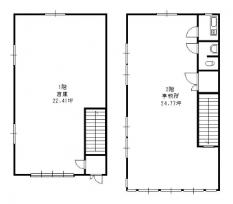 画像1:第二ＳＹビル,倉庫(事務所付),福岡市博多区上牟田1丁目15番5号