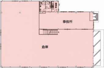 画像2:オフィスパレア諸岡Ｉ　Ｂ棟（一棟貸し）,倉庫(事務所付), 事務所,福岡市博多区諸岡１丁目７ー１０（地番）